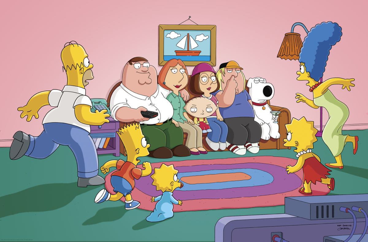 Family Guy - Simpsons - Couch Gag