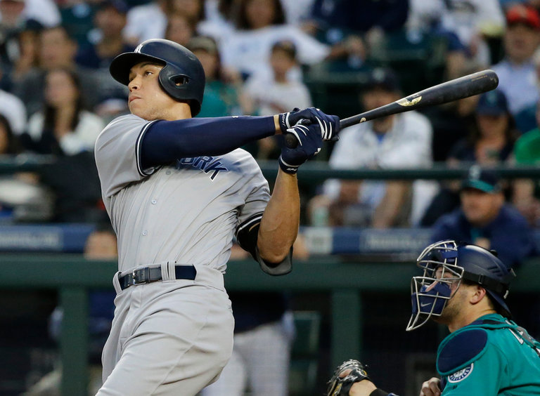 Aaron Judge’s Power Bursts Back Into View With a Towering Blast