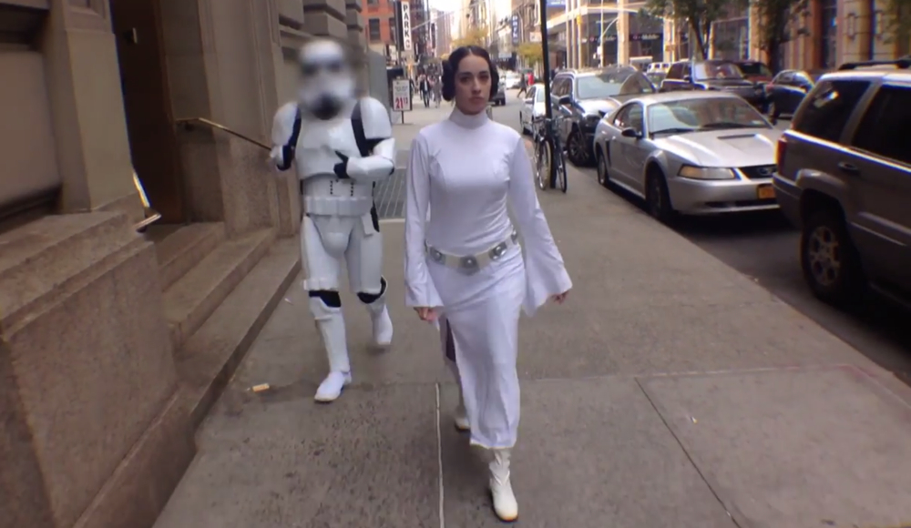 Ten Hours of Princess Leia Walking in NYC