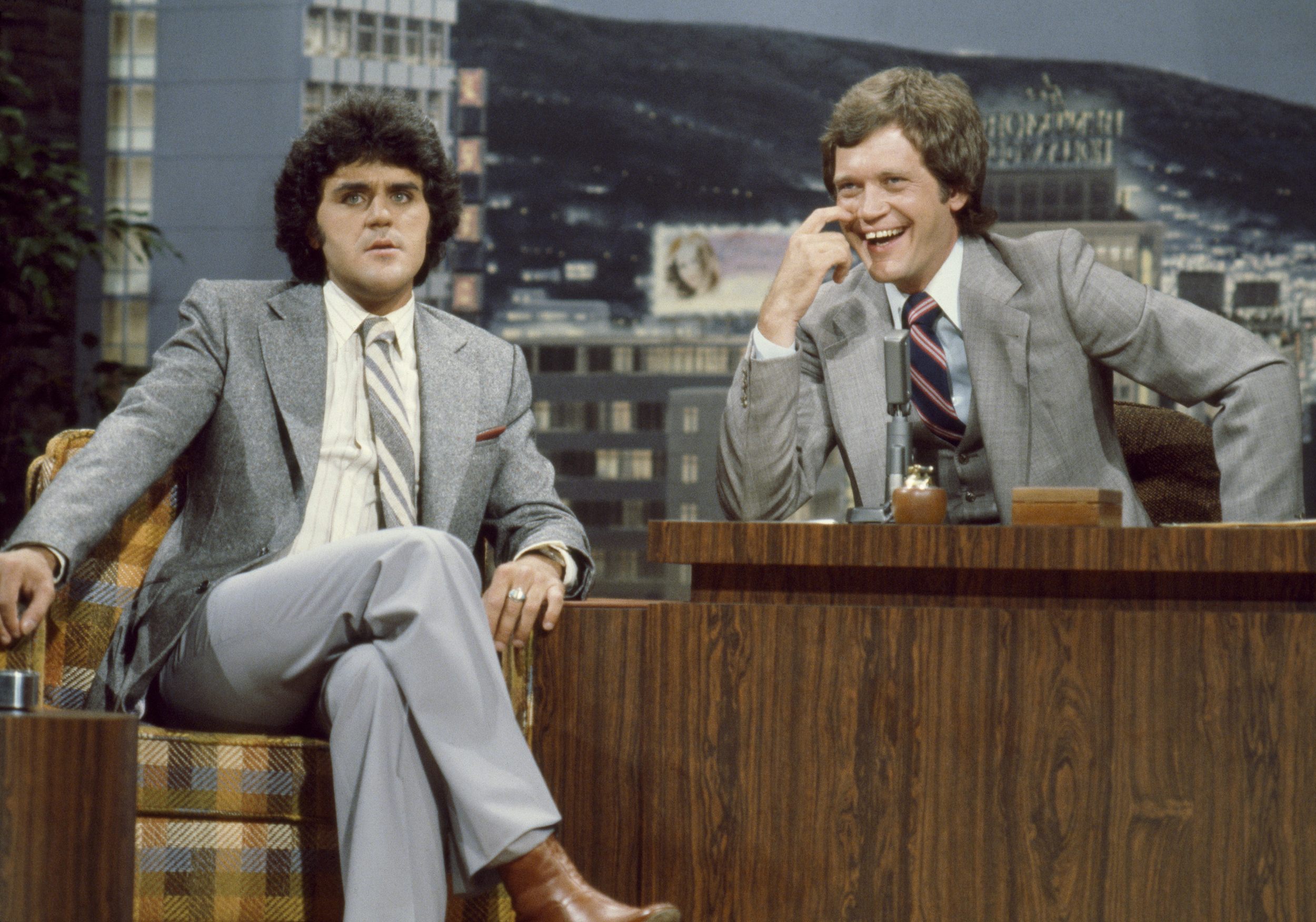 Letterman on Carson interviewing Leno