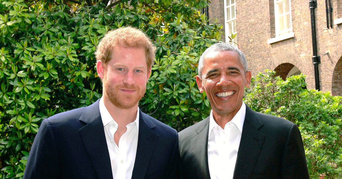 Reunited! Prince Harry and Barack Obama Meet Up at Kensington Palace
