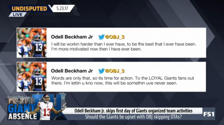 Skip Bayless: Odell Beckham Jr. is proving he’s a ‘diva receiver’