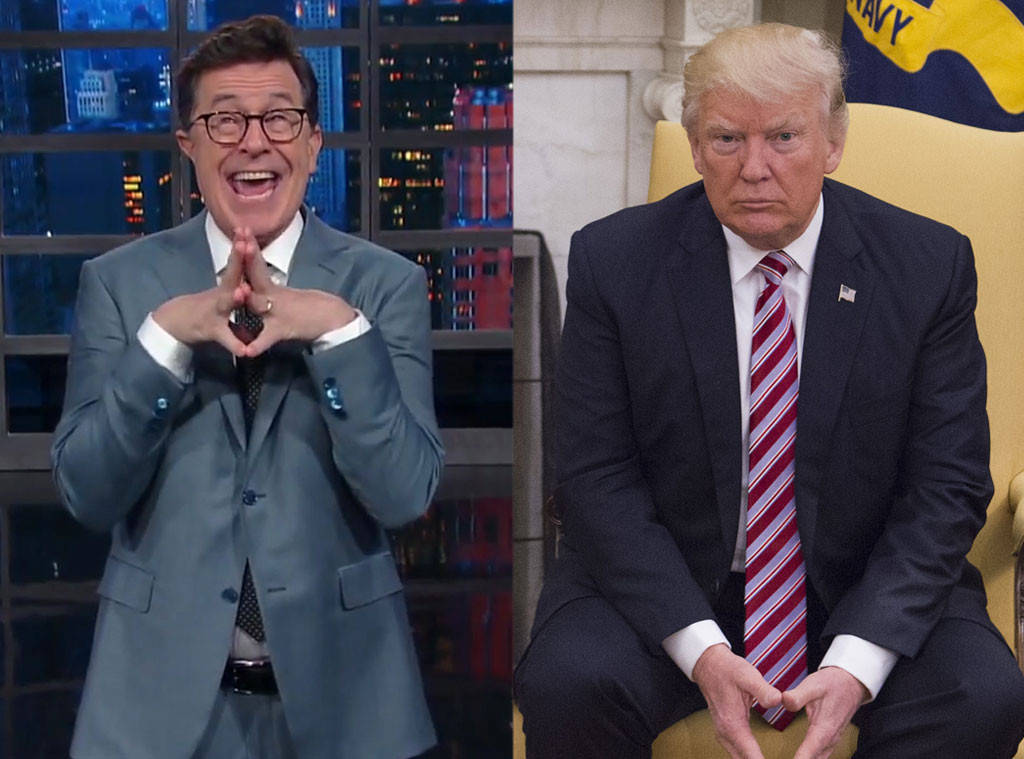 Stephen Colbert Gleefully Responds to Donald Trump’s Insults: “I Won”