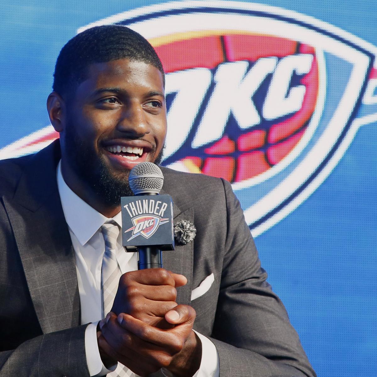 Paul George Says He Was Surprised to Be Traded to Thunder
