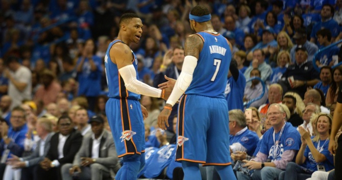 OKC’s “Big 3” debuts in victory over Knicks