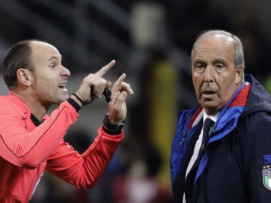 Ventura doesn’t resign after Italy fails to make World Cup