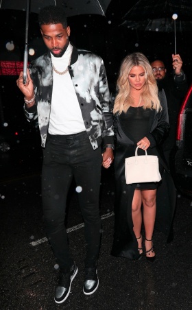 Khloe Kardashian and Tristan Thompson Celebrate His Birthday After Baby Shower